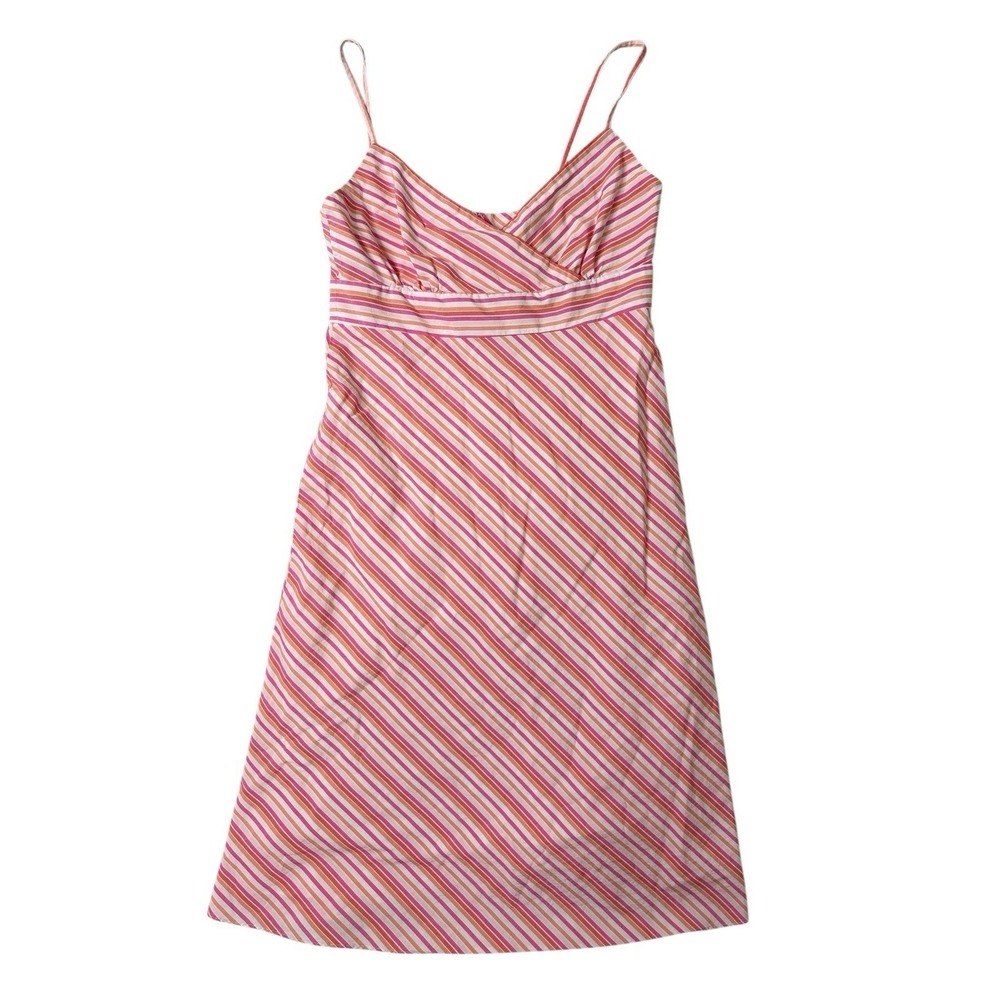 J. Crew Pink/White Striped Sundress | size 4